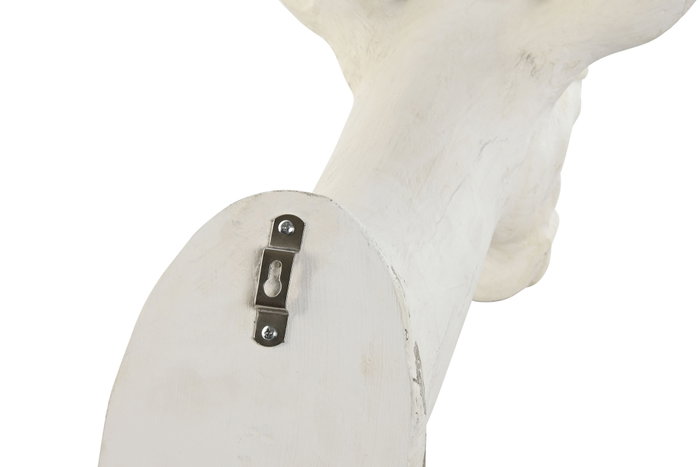 DKD Home Decor Decoración de Pared de Resina Onix Blanco