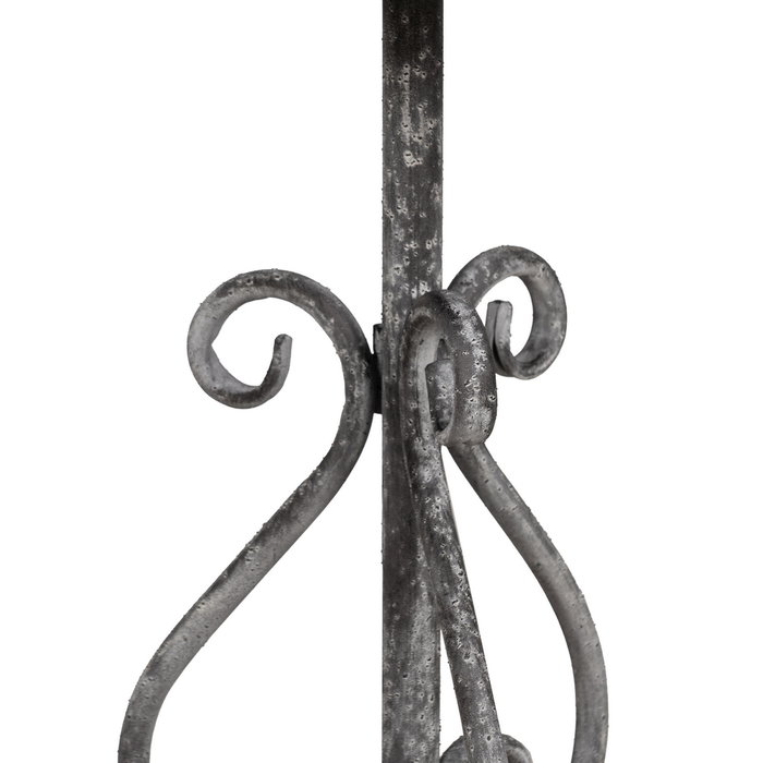 Mesita Gris Metal 36 X 36 X 61 cm