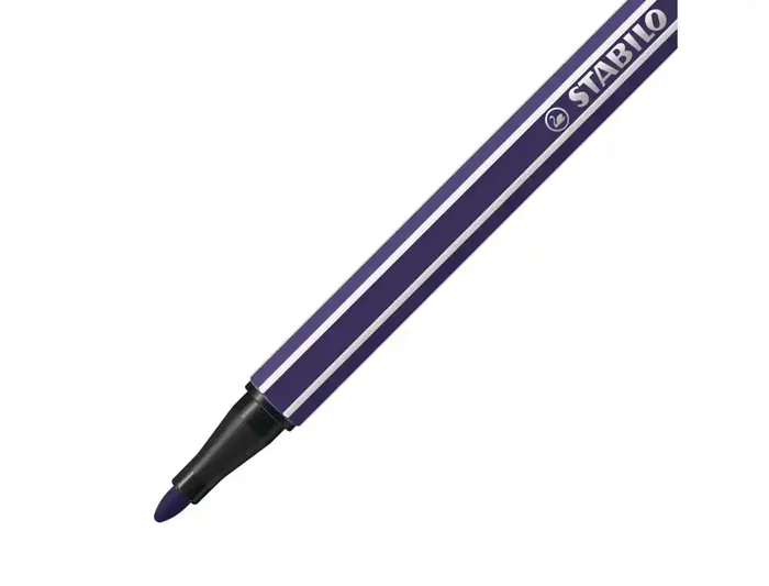 Stabilo Pen 68 Rotulador Acuarelable Azul Prusia Punta Gruesa 1mm Uso Escritura y Dibujo Tinta Base Agua