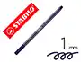 Stabilo Pen 68 Rotulador Acuarelable Azul Prusia Punta Gruesa 1mm Uso Escritura y Dibujo Tinta Base Agua