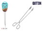 Quttin Pinzas de Cocina de Acero Inoxidable 35 cm (24 Unidades)
