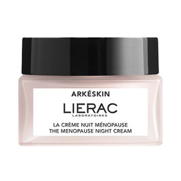 LIERAC Arkeskin Crema de Noche Antiedad Reafirmante 50 ml - Corrección de Signos Menopausia, 96% Ingredientes Naturales