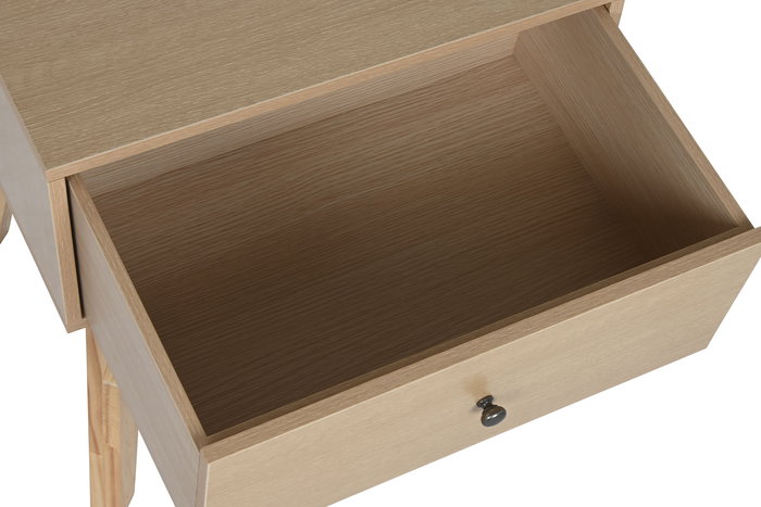 DKD Home Decor Mesita de Noche Scandi Natural 36 x 49 x 45 cm DKD Home Decor Mesita de Noche Scandi Natural 36 x 49 x 45 cm
