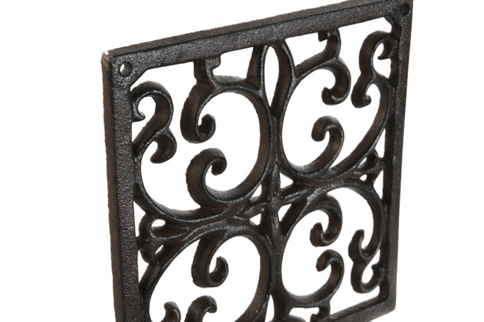 DKD Home Decor Soporte de Hierro Colado para Macetero de Pared Marrón Oscuro DKD Home Decor Soporte de Hierro Colado para Macetero de Pared Marrón Oscuro