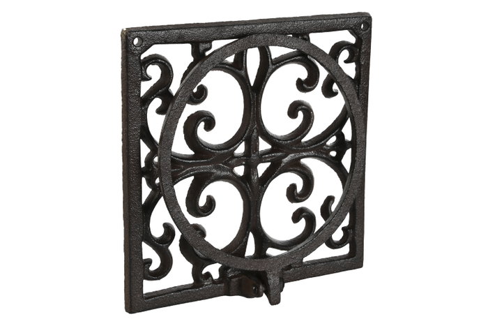 DKD Home Decor Soporte de Hierro Colado para Macetero de Pared Marrón Oscuro DKD Home Decor Soporte de Hierro Colado para Macetero de Pared Marrón Oscuro