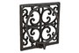 DKD Home Decor Soporte de Hierro Colado para Macetero de Pared Marrón Oscuro