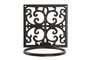 DKD Home Decor Soporte de Hierro Colado para Macetero de Pared Marrón Oscuro