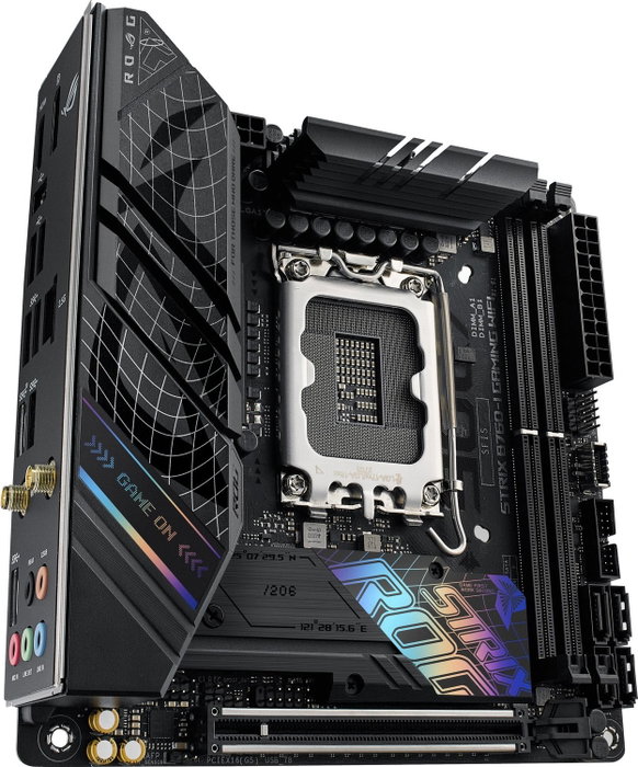 ASUS ROG STRIX B760-I GAMING WIFI DDR5 Mini ITX ASUS ROG STRIX B760-I GAMING WIFI DDR5 Mini ITX