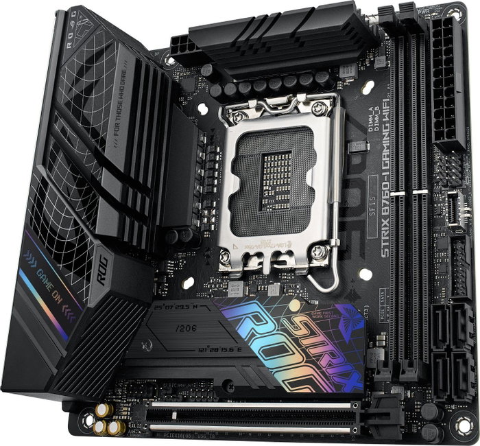 ASUS ROG STRIX B760-I GAMING WIFI DDR5 Mini ITX ASUS ROG STRIX B760-I GAMING WIFI DDR5 Mini ITX