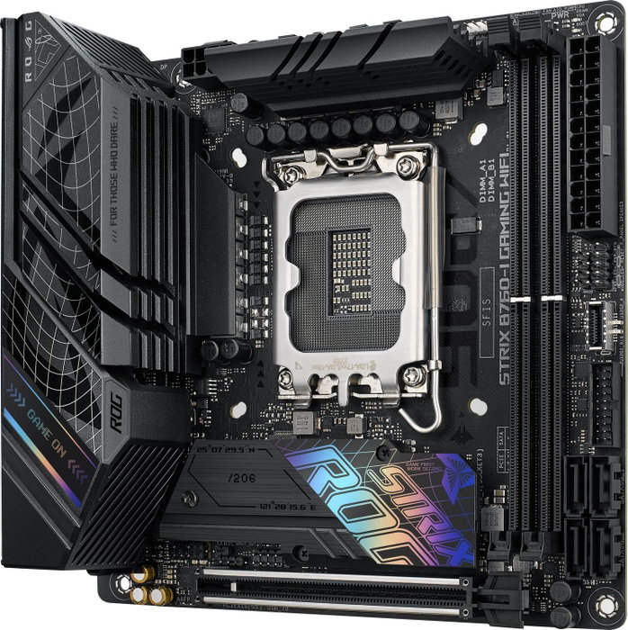 ASUS ROG STRIX B760-I GAMING WIFI DDR5 Mini ITX ASUS ROG STRIX B760-I GAMING WIFI DDR5 Mini ITX