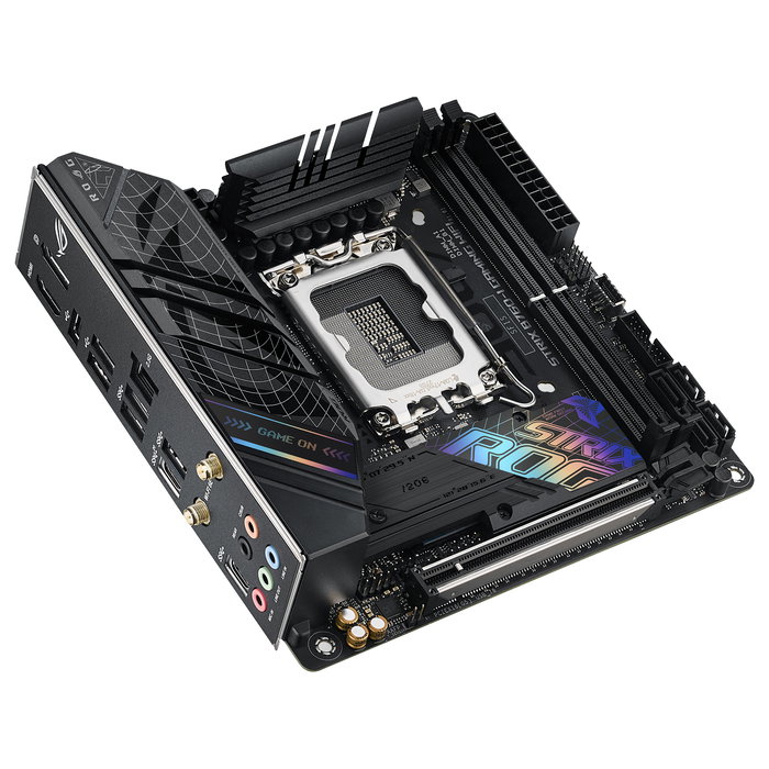ASUS ROG STRIX B760-I Gaming WiFi - Placa Base Intel B760 (LGA 1700), DDR5, Mini-ITX, Wi-Fi 6E, Bluetooth 5.3, Dual M.2, 2.5 Gb Ethernet