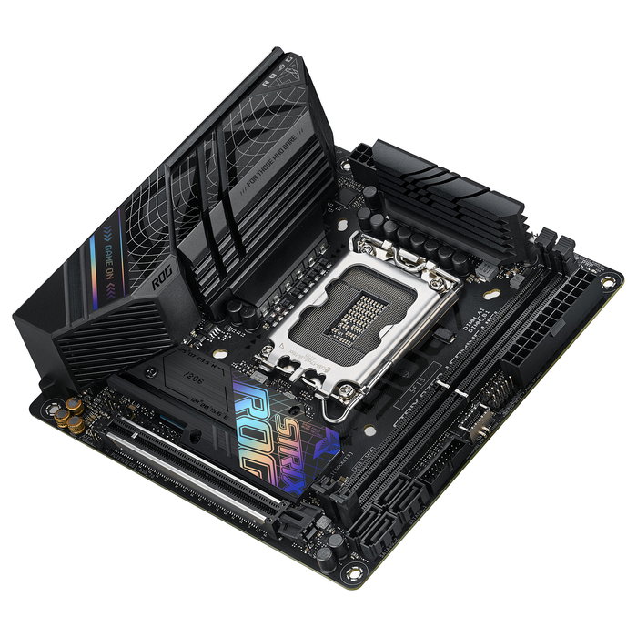 ASUS ROG STRIX B760-I Gaming WiFi - Placa Base Intel B760 (LGA 1700), DDR5, Mini-ITX, Wi-Fi 6E, Bluetooth 5.3, Dual M.2, 2.5 Gb Ethernet