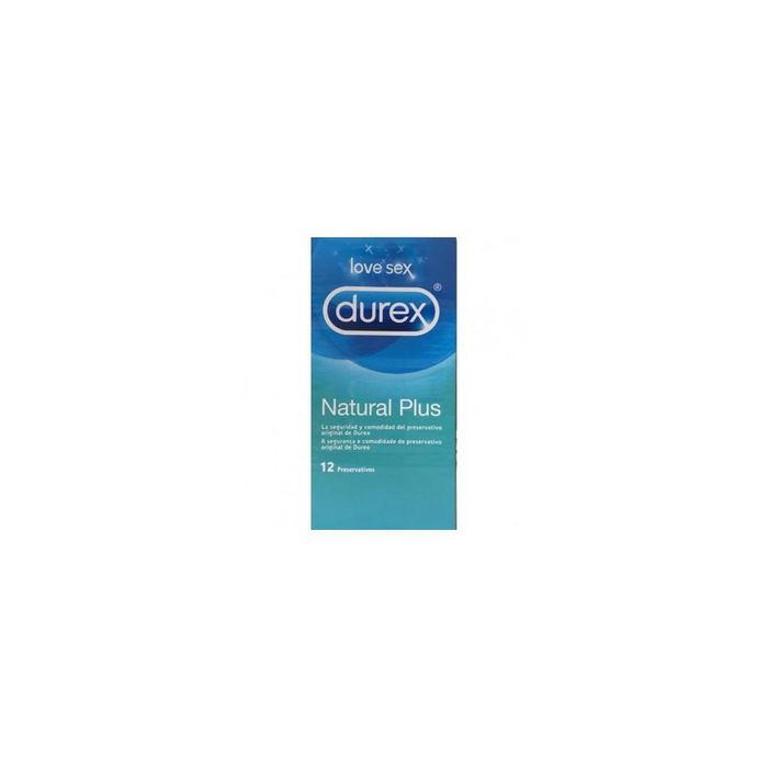 Durex Natural Plus 12 Unidades Condones Durex Natural Plus 12 Unidades Condones