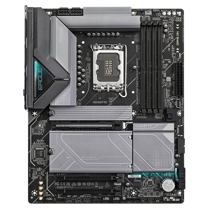 GIGABYTE Placa Base Z890 EAGLE (Z890.S1851.ATX.DDR5) para CPU Intel Core Ultra Serie 2 LGA 1851, VRM 14+1+2, DDR5 hasta 8800MHz, 4x M.2, USB4, LAN 2.5GbE, ATX