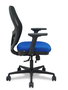 PIQUERAS Y CRESPO Silla de oficina Jorquera Azul y Negro