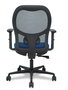 PIQUERAS Y CRESPO Silla de oficina Jorquera Azul y Negro