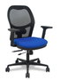 PIQUERAS Y CRESPO Silla de oficina Jorquera Azul y Negro