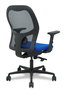 PIQUERAS Y CRESPO Silla de oficina Jorquera Azul y Negro