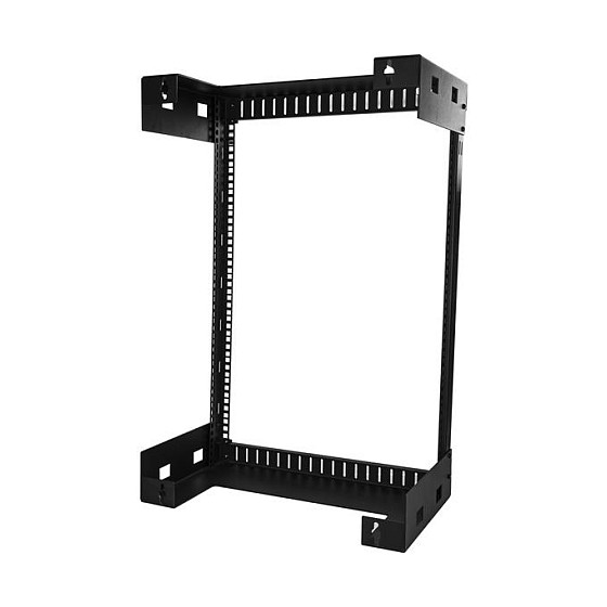 StarTech.com 15HE Rack de Pared Abierto 19" 2 Columnas 30.5cm Profundo para Redes