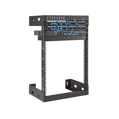 StarTech.com 15HE Rack de Pared Abierto 19" 2 Columnas 30.5cm Profundo para Redes