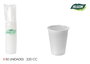 Algon - Set de 50 Vasos Blancos Desechables de 220 cc / 6.9 cm x 9.7 cm (18 Unidades)