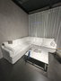 DKD Home Decor Sofá Moderno Blanco 286 x 95.5 x 57 cm Poliester y Pluma Desenfundable