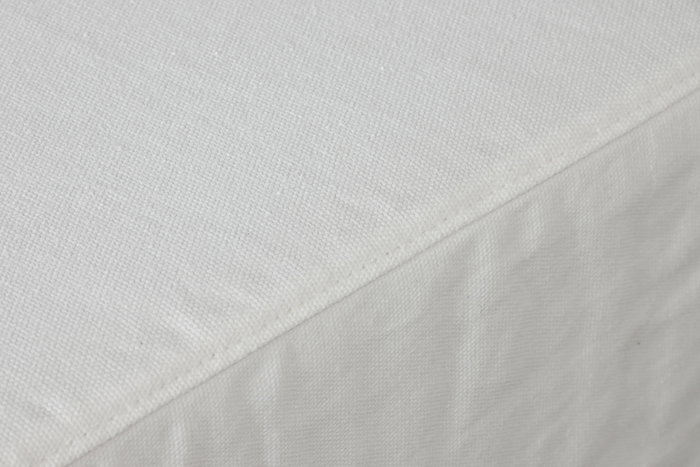 DKD Home Decor Sofá Moderno Blanco 286 x 95.5 x 57 cm Poliester y Pluma Desenfundable