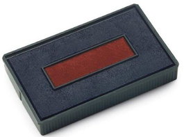 COLOP Almohadilla E200 Bicolor Azul y Rojo