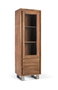 Giner y Colomer Vitrina Acacia Madera Maciza con Cristal y Cajones CAJON-18X49CM