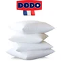 DODO DOD3307419772878 Juego de 4 Almohadas Grandes Suaves 60x60 cm Poliéster VOLUPT'AIR Blanco