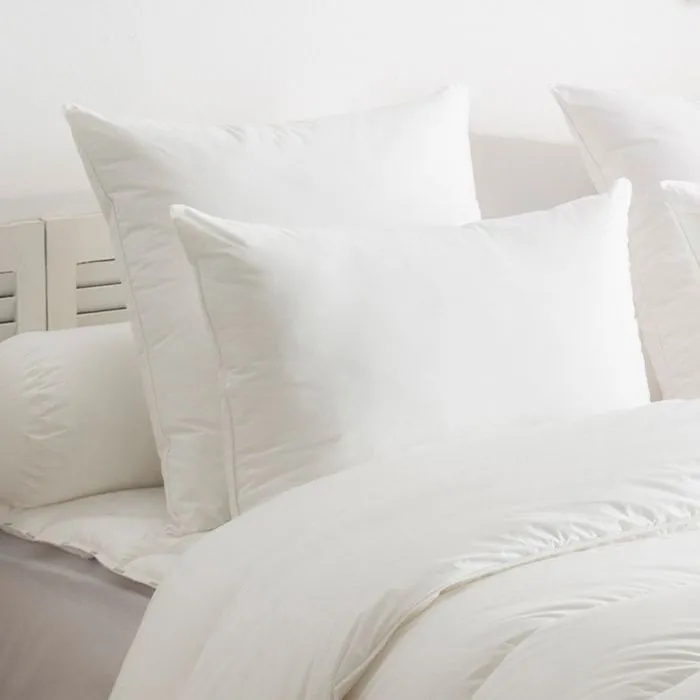 DODO DOD3307419772878 Juego de 4 Almohadas Grandes Suaves 60x60 cm Poliéster VOLUPT'AIR Blanco