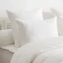 DODO DOD3307419772878 Juego de 4 Almohadas Grandes Suaves 60x60 cm Poliéster VOLUPT'AIR Blanco