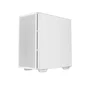 DeepCool CH360 Torre para PC Blanco, Caja micro-ATX / Mini-ITX con Ventana Lateral, 3 Ventiladores ARGB Preinstalados, Compatible con Fuente ATX