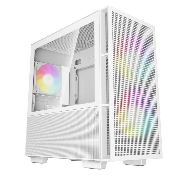 Deepcool CH360 Caja de Ordenador Gaming micro ATX, Blanco, con Ventiladores ARGB Preinstalados, Panel de Vidrio Templado Lateral, Soporte para Radiador 360mm, USB 3.2 Type-C Deepcool CH360 Caja de Ordenador Gaming micro ATX, Blanco, con Ventiladores ARGB Preinstalados, Panel de Vidrio Templado Lateral, Soporte para Radiador 360mm, USB 3.2 Type-C