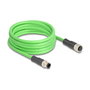 DeLOCK Cable M12 codificado D 4 pines macho a hembra PUR (TPU) 5 m