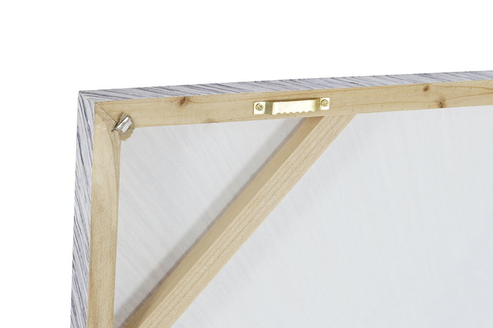 DKD Home Decor Cuadro Oriental Buda Marron Beige Lienzo MDF 100 x 70 x 3 cm (2 Unidades)