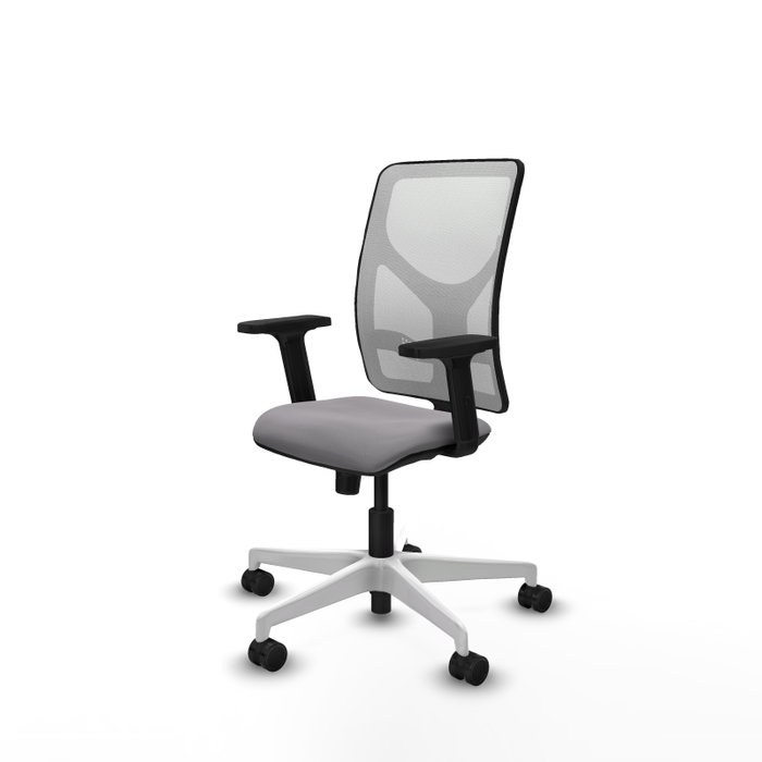 PIQUERAS Y CRESPO Silla de oficina Motilla con mecanismo Sincro, Gris y Blanco PIQUERAS Y CRESPO Silla de oficina Motilla con mecanismo Sincro, Gris y Blanco