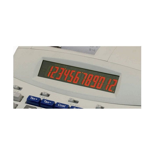 Olympia CPD 512 - Calculadora de Impresión de Escritorio, 12 Dígitos, Blanca