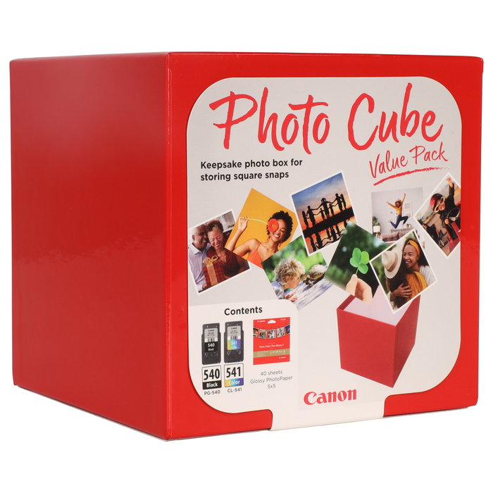 Canon PG-540 + CL-541 Photo Cube Value Pack con Papel Fotográfico