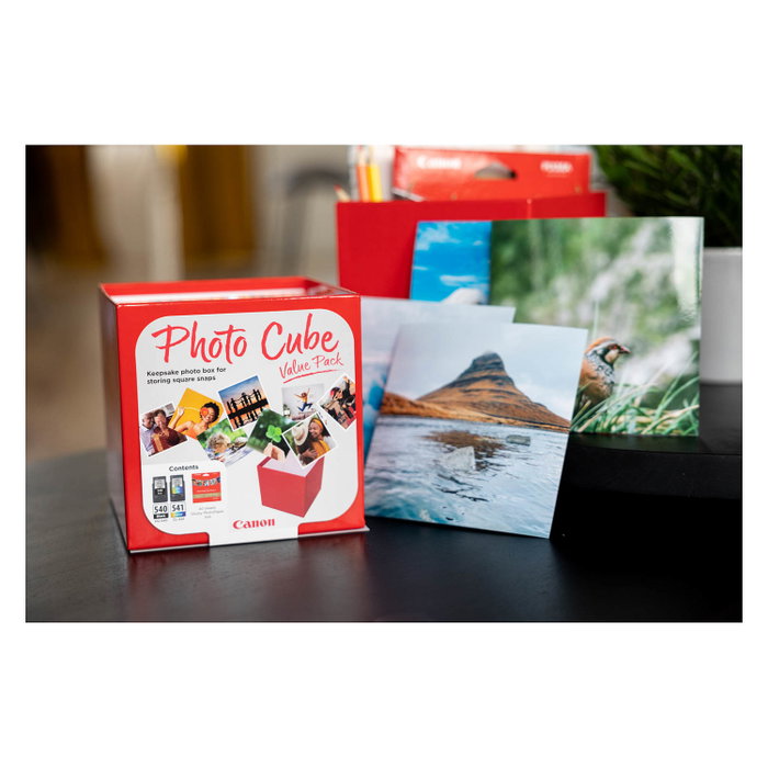Canon PG-540 + CL-541 Photo Cube Value Pack con Papel Fotográfico