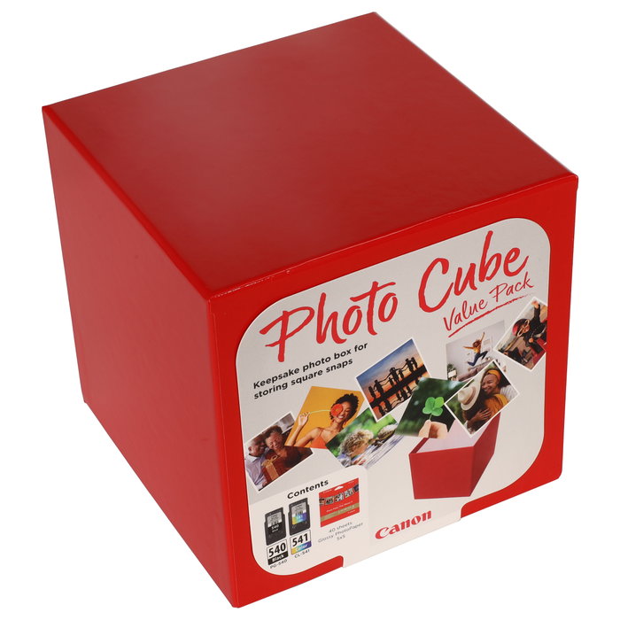 Canon PG-540 + CL-541 Photo Cube Value Pack con Papel Fotográfico