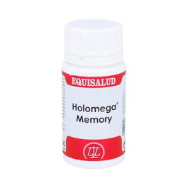 EQUISALUD Holomega Memory 50 Cápsulas - Complemento para la Memoria, Atención y Concentración