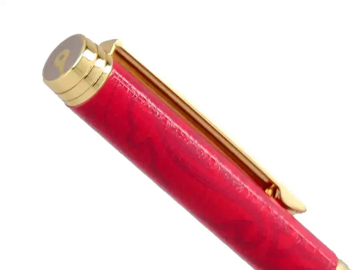 Belius Wild West Boligrafo Aluminio Granate Dorado Tinta Azul Caja de Diseño