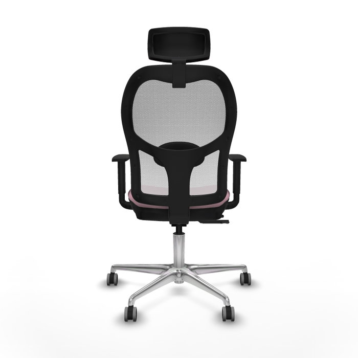 PIQUERAS Y CRESPO Silla de oficina Jorquera Rosa y Blanco