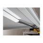 DeLOCK Canaleta Cable PVC 63x28 mm, Largo 400 mm, 2 Piezas Blanco, para Montaje Bajo Mesa
