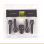 Omp Tornillos Antirrobo para Llantas M12x1.25 Cónico Largo 40-65 mm Llave 17-19 Negro Din 10.9 OMPS09851201