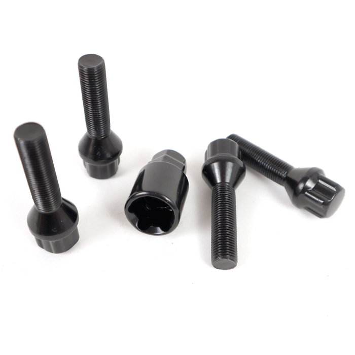 OMP Speed Juego de 4 Tornillos Antirrobo para Llantas M12X1.25 Negro OMP Speed Juego de 4 Tornillos Antirrobo para Llantas M12X1.25 Negro