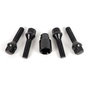 OMP Speed Juego de 4 Tornillos Antirrobo para Llantas M12X1.25 Negro