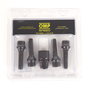 OMP Speed Juego de 4 Tornillos Antirrobo para Llantas M12X1.25 Negro