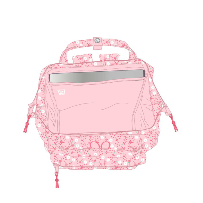 Safta Mochila con Asas para Portátil 13 pulg Miffy Flores